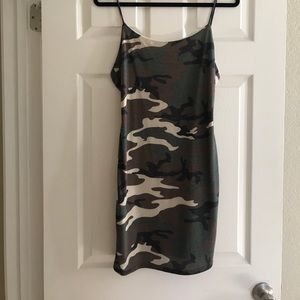 Soft camo dress